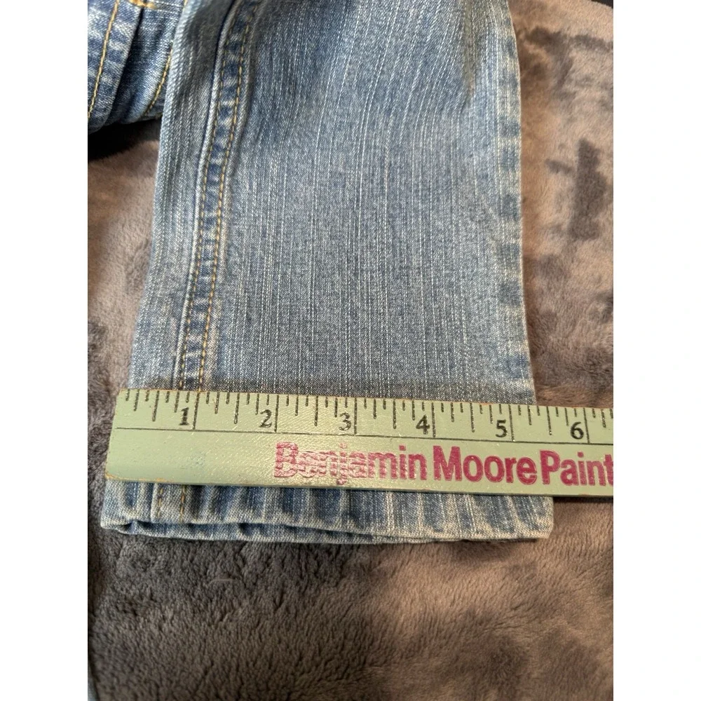 The Children's Place Girl's Skinny Straight denim blue‎ Jeans Adjustable Size 4T